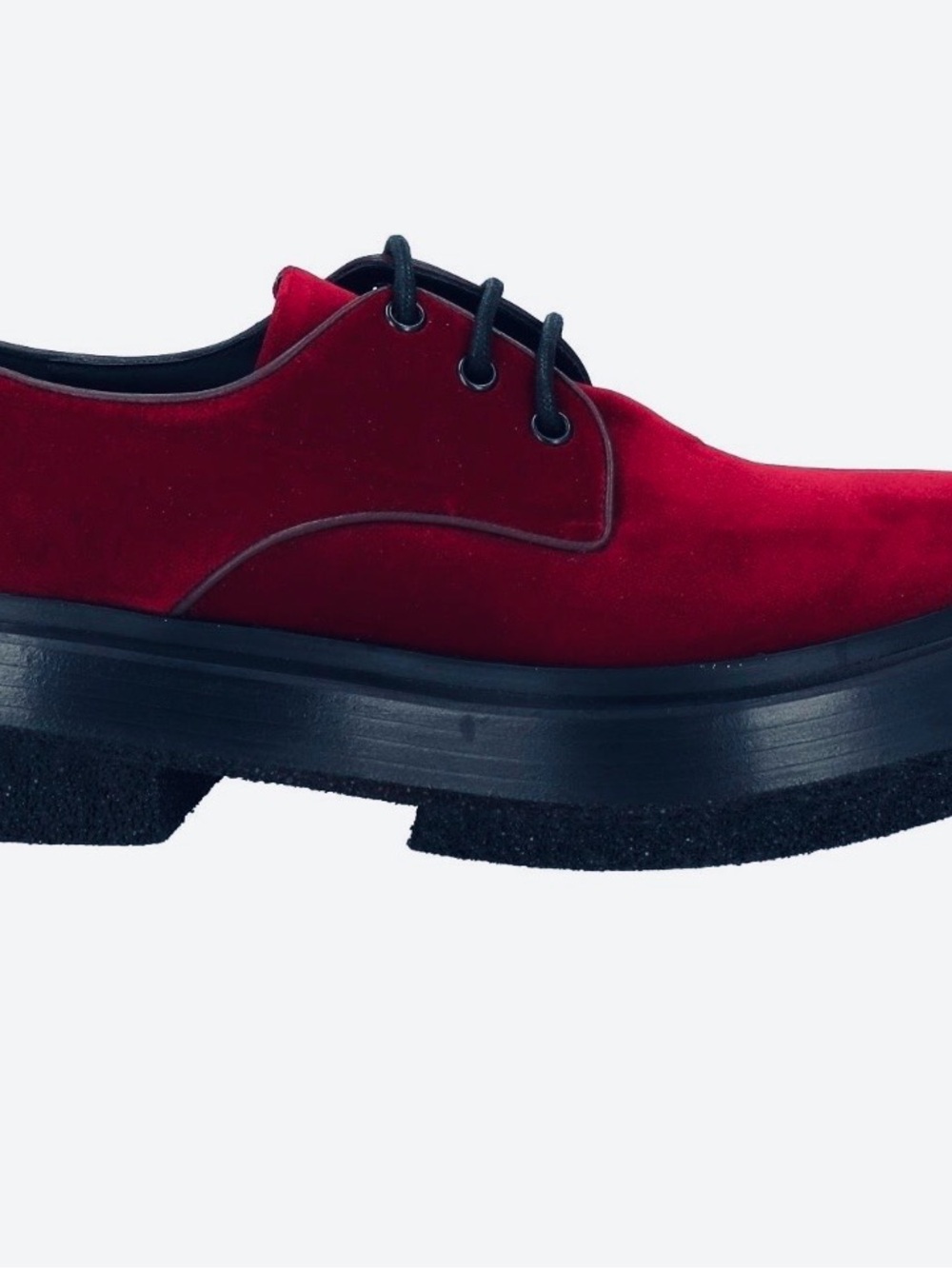 ROBERTO FESTA Classic Lace Up Burgundy Derby Shoes